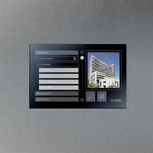 Siedle STE 10-0 Türsprechanlage Abdeckung, Kamera, Infofeld Silber