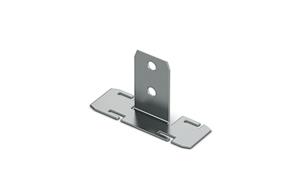 Hettich Canis L, Bevestigingshoek/Onbehandeld alu