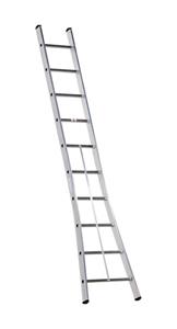 Altrex Kibo enkele ladder uitgebogen 1-delig 1x10 sporten