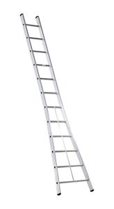 Altrex Kibo enkele ladder uitgebogen 1-delig 1x12 sporten