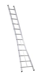 Altrex Kibo enkele ladder uitgebogen 1-delig 1x12 sporten