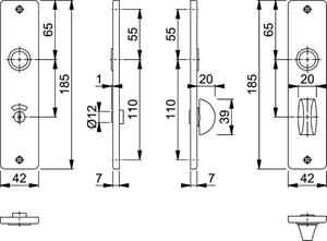 Algemeen Hoppe kortschild 378 F1 v/b-63/8