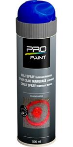 PRO-Paint Markeerverf tijdelijk 5-15 dagen fluor blauw (500ml)