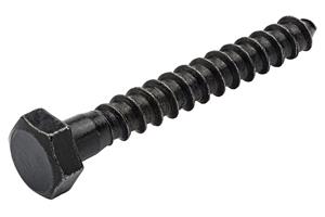 Hoenderdaal Blackline houtdraadbout HCP zwart 6x60mm (5st)