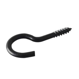 Hoenderdaal Schroefhaak zwart Deltacoill 4.40x32/60mm