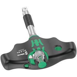 Wera 411 A RA Quergriff-Adapterschraubendreher mit Ratschenfunktion