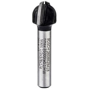 boschaccessories Bosch Accessories 2608628418 Hohlkehlfräser Arbeits-Länge 9.20mm Schaftdurchmesser 6.35mm 1 Stück