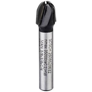 boschaccessories Bosch Accessories 2608628632 Hohlkehlfräser Arbeits-Länge 9.20mm Schaftdurchmesser 6.35mm 1 Stück