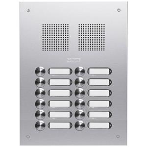 Grothe TS 787 2-6 Türsprechanlage Außeneinheit Silber