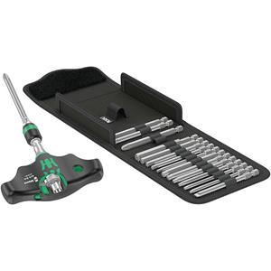 Wera Kraftform Kompakt 400 RA Set 1, mit Ratschenfunktion, Bit-Satz