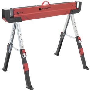 TOOLCRAFT TO-7726197 Staal Zaagblok In hoogte verstelbaar 300 kg (b x h x d) 520 x 620 x 1088 mm 9.3 kg 1 stuk(s)