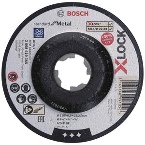 boschaccessories Bosch Accessories 2608619365 X-LOCK Schruppscheibe gerade Durchmesser 115mm Bohrungs-Ø 22.23mm