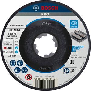 boschaccessories Bosch Accessories 2608619365 X-LOCK Schruppscheibe gerade Durchmesser 115mm Bohrungs-Ø 22.23mm