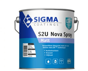 Sigma s2u nova spray matt wit 2.5 ltr