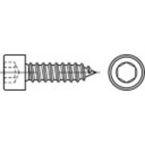 TOOLCRAFT 1067941 Cilinderplaatschroeven 5.5 mm 19 mm Binnenzeskant (inbus) 88312 RVS A2 500 stuk(s)
