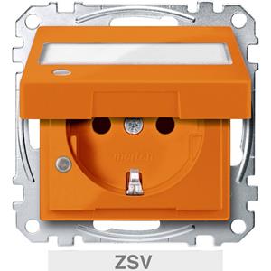 Merten Steckdose System M Orange MEG2313-0302