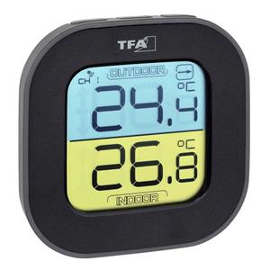 TFA Dostmann FUN Draadloze thermometer Zwart