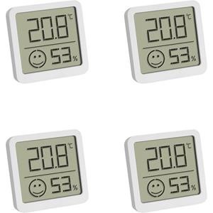 TFA Dostmann Raumthermometer »TFA 30.5053 digitales Thermometer-Hygrometer mit Komfortzonen«, 4-tlg.