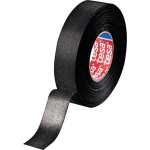 Tesa 51025-00002-10 Gewebeklebeband Schwarz (L x B) 25m x 19mm 1St.