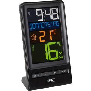 TFA Dostmann SPIRA Draadloze thermometer Zwart