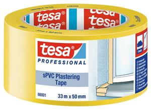 Tesa SPVC 66001-00001-00 Gipstape  Professional Geel (l x b) 33 m x 50 mm 1 stuk(s)