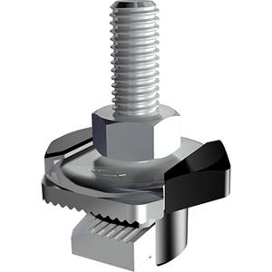Fischer 538657 Hammerkopfschrauben M8 100mm Stahl, Polypropylen galvanisch verzinkt 50St.