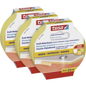 Tesa 56270 Malerabdeckband Beige (L x B) 25m x 25mm 3St.