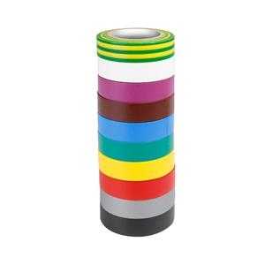 Adam Hall 580813RNB10 Isolatietape-set 10-kleurig (l x b) 10 m x 15 mm 10 stuk(s)