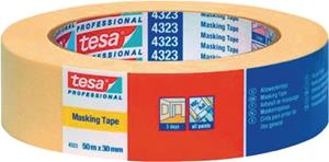 Tesa STANDARD 04323-00042-00 Kreppband tesakrepp Beige (L x B) 50m x 30mm 1St.