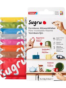 10 x Sugru Allzweckkleber formbar VE=8 Stück (8x3,5 g) Mulicolor