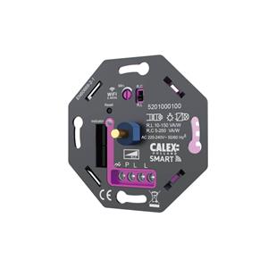 Calex Smart LED Dimmer - Inbouw Dimmer 5-250W - Fase Aan/Afsnijding - Universeel