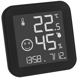 TFA Dostmann BLACK & WHITE Thermo- en hygrometer Zwart