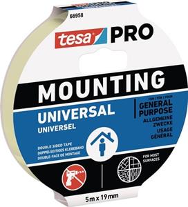 Tesa Mounting PRO Universal 66958-00001-00 Montagetape Wit (l x b) 5 m x 9 mm 1 stuk(s)