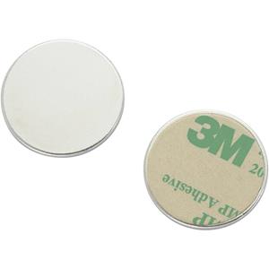 trucomponents TRU Components N35-2502 1563971 Magnet-Pad N35-2502 Silber (Ø) 25mm