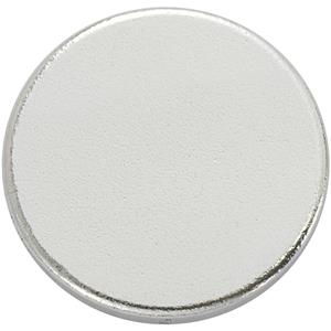 trucomponents TRU Components N35-3502 1564100 Magnet-Pad N35-3502 Silber (Ø) 15mm