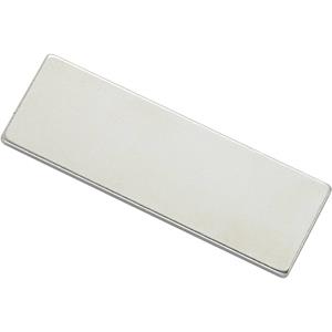 trucomponents TRU Components N35-451502 1564099 Magnet-Pad N35-451502 Silber (L x B) 45mm x 15mm 1St.