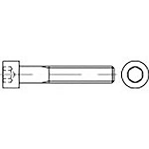 TOOLCRAFT TO-6857085 Cilinderkopschroeven M5 25 mm Binnenzeskant (inbus) DIN 912 RVS V2A A2 100 stuk(s)