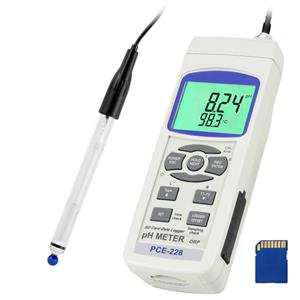 pceinstruments PCE Instruments PCE-228HTE pH-Messgerät Analyse, Temperatur, pH-Wert, Redox (ORP)