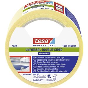 Tesa UNIVERSAL REMOVABLE 04939-00002-11 Verlegeband tesa Professional Weiß (L x B) 10m x 50mm 1St.