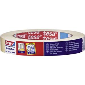 tesa Maler Krepp 4323 Basic Papierabdeckband, 19 mm x 50 m