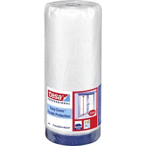 Tesa 04498-00002-00 Abdeckfolie Easy Cover Transparent (L x B) 17m x 2.6m 1St.