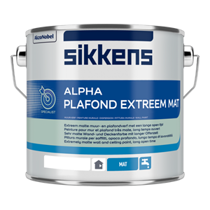 Sikkens alpha plafond extreem mat lichte kleur 10 ltr