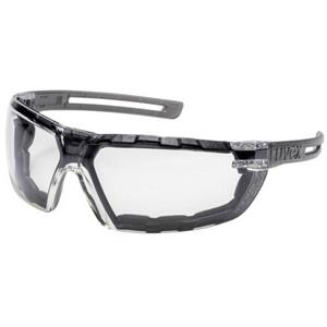 Uvex x-fit (pro) 9199180 Schutzbrille inkl. UV-Schutz Grau DIN EN 166, DIN EN 170
