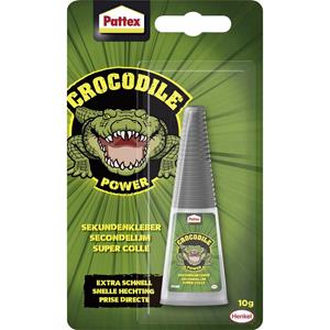 Pattex Crocodile Power Sekundenkleber, 10 g Flasche