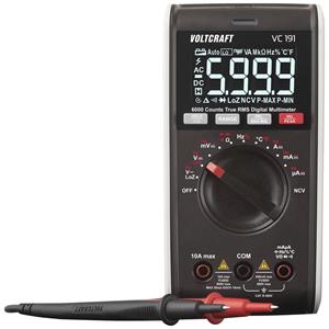 Voltcraft VC191 Multimeter Kalibratie (ISO) Digitaal CAT III 600 V Weergave (counts): 6000