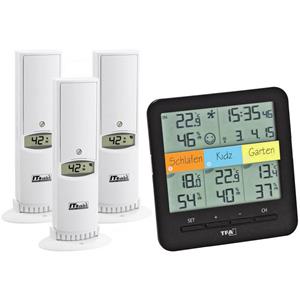 tfadostmann TFA Dostmann Weatherhub SmartHome System Klima@Home Funk-Thermo-/Hygrometer Schwarz