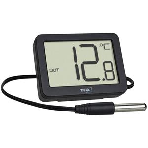 TFA Dostmann Raumthermometer »TFA 30.1066.01 digitales Thermometer mit Kabelfühler«