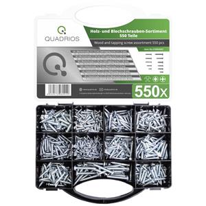 Quadrios 2109SA047 2109SA047 Blechschrauben-Sortiment 550St.