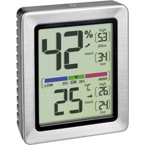 tfadostmann TFA Dostmann EXACTO Thermo-/Hygrometer Silber