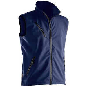 Jobman J7502-dunkelblau-L Softshell Weste Softshell Jacket Light Kleider-Größe: L Dunkelblau